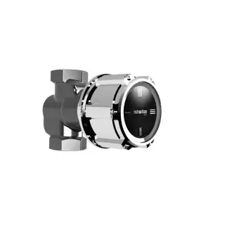 Stella Timeaster Встраиваемый смеситель 0/154, ручка 6,5 см, цвет: хром, ручка черная TD 01100 CR00N