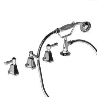 Stella Eccelsa Leve Смеситель на борт ванны на 4 отверстия 3256TR2/307, цвет хром EL 02315 CR00