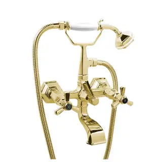 Stella Eccelsa Смеситель для ванны 3274/306 с ручным душем, цвет золото 24К EC 02206 AU00