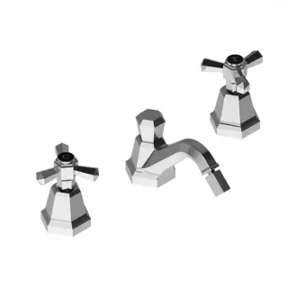 Stella Eccelsa Смеситель для биде на 3 отверстия 3601, с донным клапаном, цвет хром EC 00201 CR00