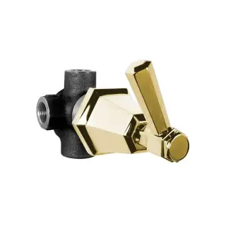 Stella Eccelsa Встраиваемый переключатель для ванны/душа 0/150, цвет золото EC 01200 AU00