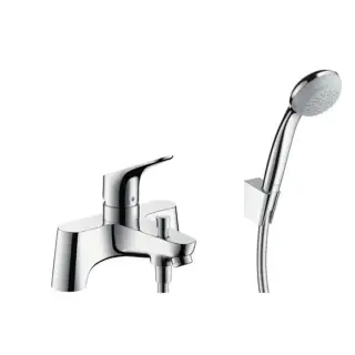 Hansgrohe Focus Смеситель на борт ванны с ручным душем, цвет: хром 31521000