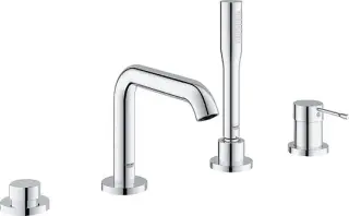 Grohe Essence New Смеситель на борт ванны, с ручным душем, 4 отверстия, цвет: хром 19578001
