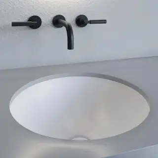 Salini Marea 05 S-Stone Раковина встраиваемая снизу 42х42 см, цвет белый матовый 1802205M