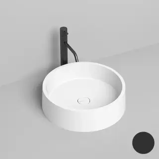 Salini Gloria 01 S-Stone Раковина накладная 44х44х12,5h, матовый цвет: RAL 1102201MF