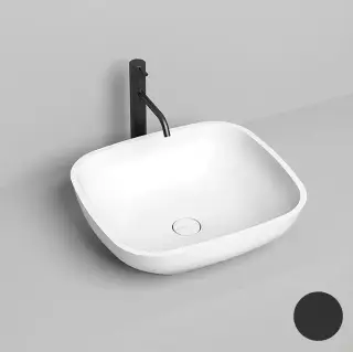 Salini Gloria 08 S-Stone Раковина накладная 49,5х44,5х15h, матовый цвет: RAL 1102208MF