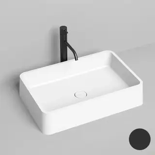 Salini Gloria 07 S-Stone Раковина накладная 59,5х39,5х12,5h, матовый цвет: RAL 1102207MF