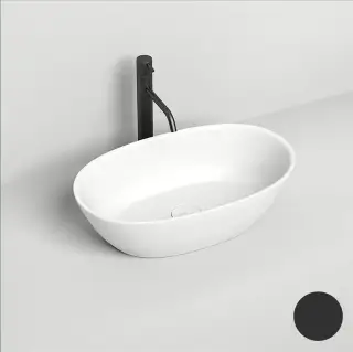 Salini Sofia S-Stone Раковина накладная 56х33,5х15h, матовый цвет: RAL 1101206SMF