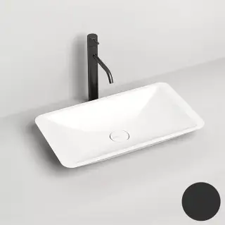 Salini Callista 03 S-Stone Раковина накладная 57,5х35х9h, матовый цвет: RAL 1101207SMF