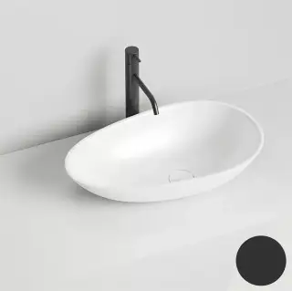 Salini Paola S-Stone Раковина накладная 58х34,5х14h, матовый цвет: RAL 1101201SMF