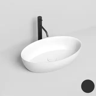 Salini Alda 01 S-Sense Раковина накладная 58х35х15h, глянцевый цвет: RAL 110611GF