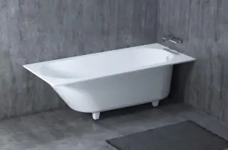 Salini Ornella Ванна из S-Sense встраиваемая 180x80 см, цвет: RAL полностью матовый 102312MF