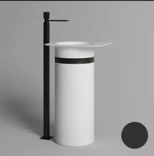 Salini Ninfea 01 S-Stone Раковина напольная 54,5х44,7х85h, матовый цвет: RAL 130221MF