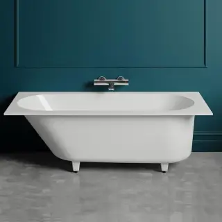 Salini Ornella Ванна S-Stone встраиваемая, прямоугольная, 179х79,4 см, цвет: белый матовый 102322M