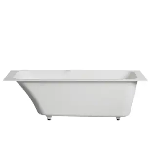 Salini Orlanda Kit Ванна из S-Stone встраиваемая 180x80 см, цвет: белый матовый 102122M