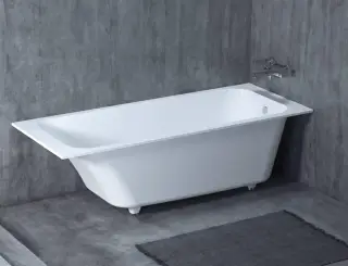 Salini Orlanda Ванна из S-Stone встраиваемая 180x80 см, цвет: RAL полностью матовый 102022MF