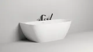 Salini Sofia Ванна из S-Stone пристенная 180x85 см, цвет: RAL полностью матовый 102523MF