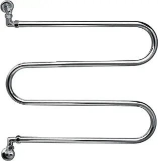 Margaroli Vento 400 Полотенцесушитель водяной для ГВС 60х65h (int 59) вертикальное, цвет: chrome 400CR