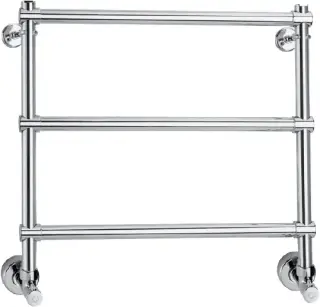 Margaroli Sole 440 Полотенцесушитель водяной для ГВС 43,5х52h (int 37) нижнее, цвет: chrome 4403704CRN