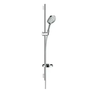 Hansgrohe Raindance Select S Душевой гарнитур: лейка 3 режима EcoSmart, штанга 101 см, цвет: хром 26633000