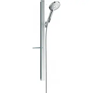 Hansgrohe Raindance Select S Душевой гарнитур: лейка 3 режима EcoSmart, штанга 95 см, цвет: хром 27649000