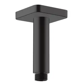 Hansgrohe Vernis Shape Кронштейн потолочный 10 см, цвет: матовый черный 26406670