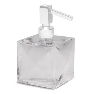 Bertocci Grimilde Дозатор для жидкого мыла, настольный, стеклянная колба, цвет: белый 119 9048 0200