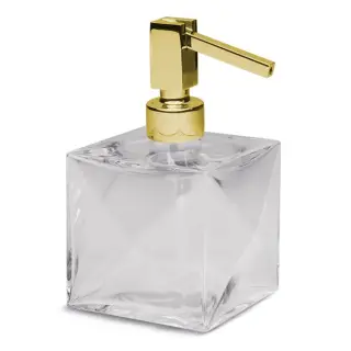 Bertocci Grimilde Дозатор для жидкого мыла настольный, стеклянная колба, цвет: золото 119 9048 5000