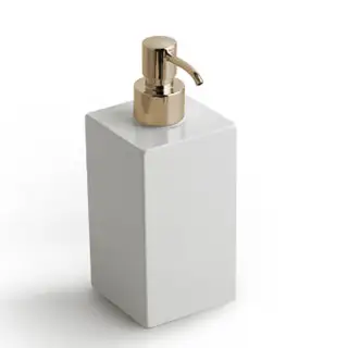 Bertocci Settecento Дозатор для жидкого мыла подвесной, композитная колба, цвет: золото 145 0748 5000