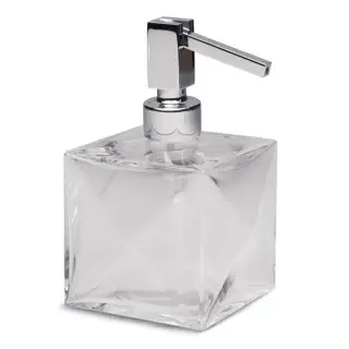 Bertocci Grimilde Дозатор для жидкого мыла настольный, стеклянная колба, цвет: хром 119 9048 0000