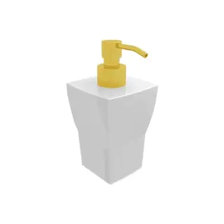 Bertocci Grace Дозатор для жидкого мыла настольный, керамическая колба, цвет: золото 142 7728 5050