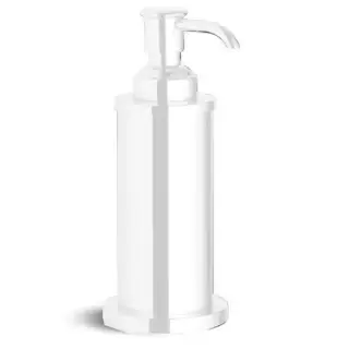 Bertocci Cinquecento Дозатор настольный в металлической колбе, цвет белый матовый 110 0548 0200