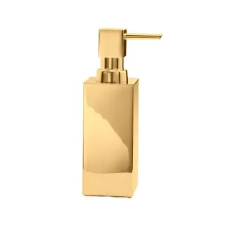 Decor Walther Cube DW 395 Дозатор для мыла, настольный, цвет золото 0839720