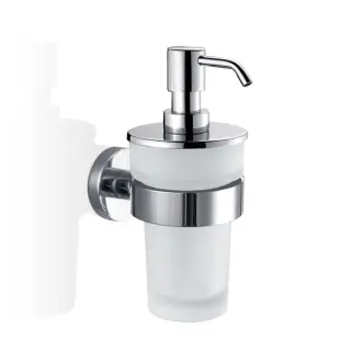 Decor Walther Basic WSP Дозатор для жидкого мыла, подвесной, стеклянная колба, цвет: хром 0530800