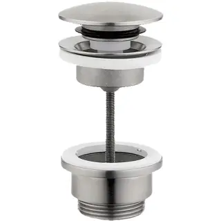 Cisal Донный клапан click-clack для раковины, универсальный, цвет: Inox ZA001621D1