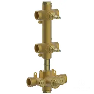 Cisal Встраиваемая часть термостатического смесителя 3/4 с двумя запорными вентилями ZA01V20004