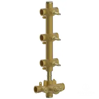 Cisal Встраиваемая часть термостатического смесителя 3/4 с тремя запорными вентилями ZA01V30004