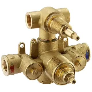 Cisal Встраиваемая часть термостатического смесителя для душа на 2 выхода ZA01810104