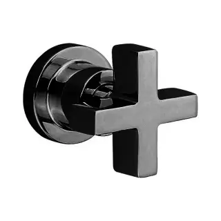 Cisal Barcelona Запорный вентиль, внутренняя и внешняя часть, цвет: Night Black BA00030340