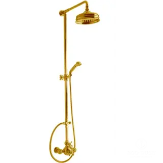 Cisal Arcana Ceramic Душевая стойка: термостатический смеситель, цвет: 24K Gold AC00407024