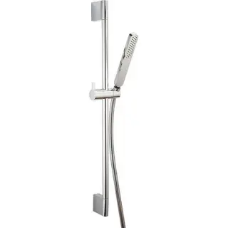 Cisal Shower Душевой гарнитур: ручная лейка, шланг 150 см, штанга 60 см, цвет: Chrome DS01060021