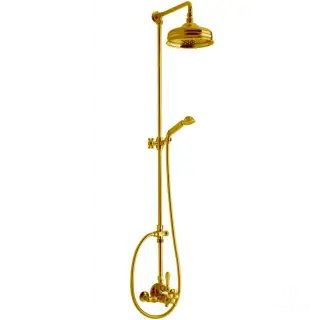 Cisal Arcana Ceramic Душевая стойка: термостатический смеситель, цвет: 24K Gold AC00406024