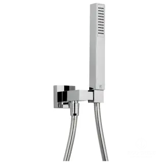 Cisal Shower Душевой гарнитур: ручная лейка, шланг 150 см, вывод, цвет: Chrome DS01828021