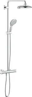 Grohe Euphoria Power&Soul System 190 Душевая стойка: термостат. смес., штанга, руч. душ, цвет: хром 26186000
