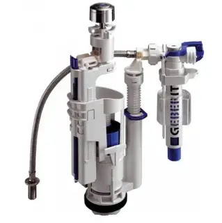 Globo Paestum Смывной механизм внутрь бачка, двойной смыв 3/4.5л, цвет: хром BA016