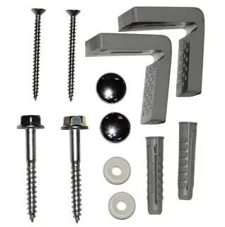 Globo Крепеж горизонтальный для напольных унитазов/биде и полуколонн, цвет: золото/хром VA013