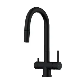 Omoikiri Akita-S-GB Смеситель для кухни с гибким изливом и возм. подкл. фильтр, графит 4994359