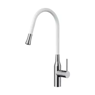 Omoikiri Yatomi-BN-WH Смеситель для кухни, с гибким изливом, цвет: нержавеющая сталь 4994250