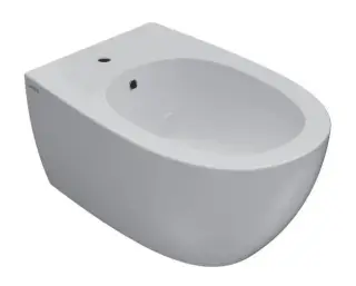 Globo 4All Биде подвесное 54x36 см, c 1 отверстием под смеситель и переливом, цвет: белый матовый MDS09BO