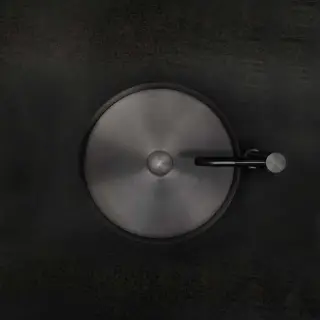 Gessi 316 Total Look Раковина 40 cм, на столешницу, цвет: Black metal brushed pvd 54601#707